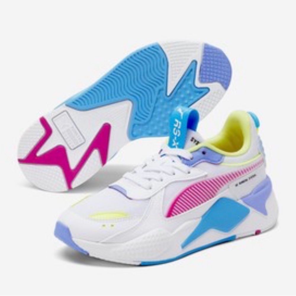 Puma RS-X Airbrush Ultra Magenta Athletic Running Shoes Sneakers Size 7.5